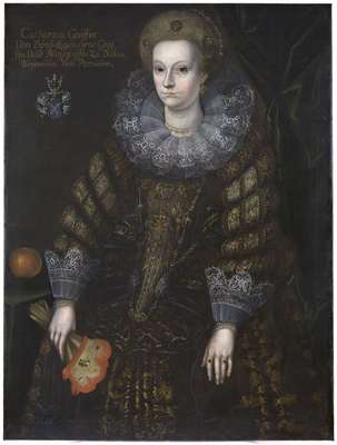 Obraz pod tytułem "Portret Katarzyny Doenhoff (1606–1659) z domu zu Dohna "