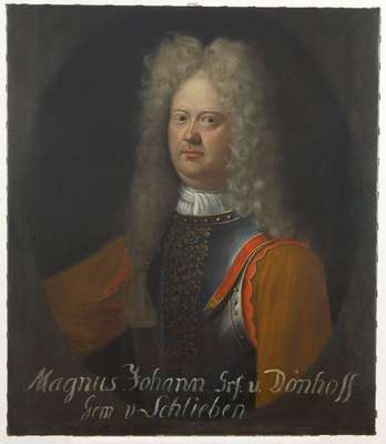 Obraz pod tytułem "Portret Magnusa Jana Doenhoffa (ur. 1667) "