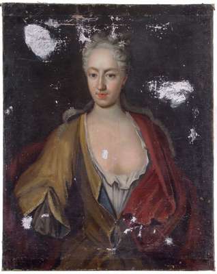 Obraz pod tytułem "Portret Joanny Karoliny Schöning (1682–1733) z domu Doenhoff "