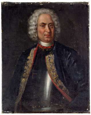 Obraz pod tytułem "Portret Fryderyka Doenhoffa (1708–1769) "