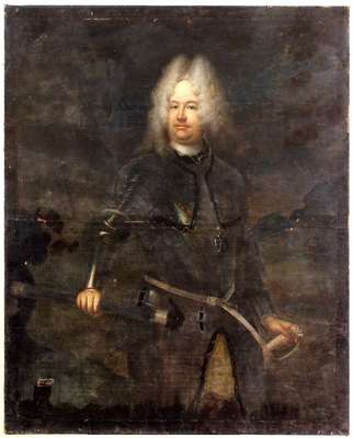 Obraz pod tytułem "Portret Władysława Ernesta Doenhoffa (26.11.1671–11.06.1724) "