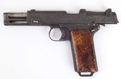 Obraz pod tytułem "Pistolet Steyr-Hahn (kurkowy)"