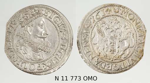 Obraz pod tytułem "moneta - ort gdański"