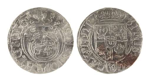 Obraz pod tytułem "moneta - półtorak koronny"