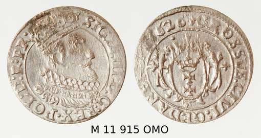 Obraz pod tytułem "moneta - grosz gdański"
