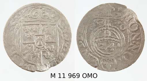 Obraz pod tytułem "moneta - półtorak elbląski"